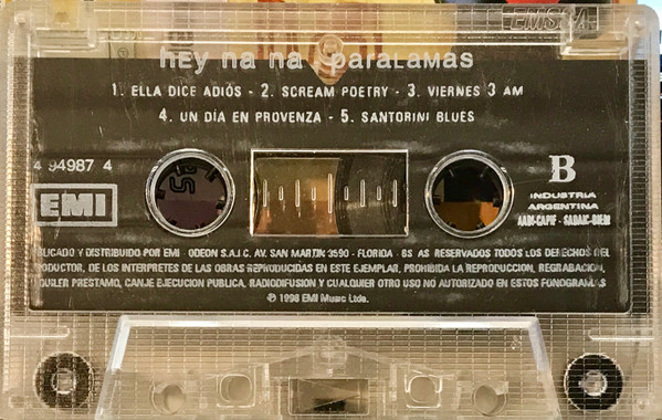 Hey Na Na – encarte