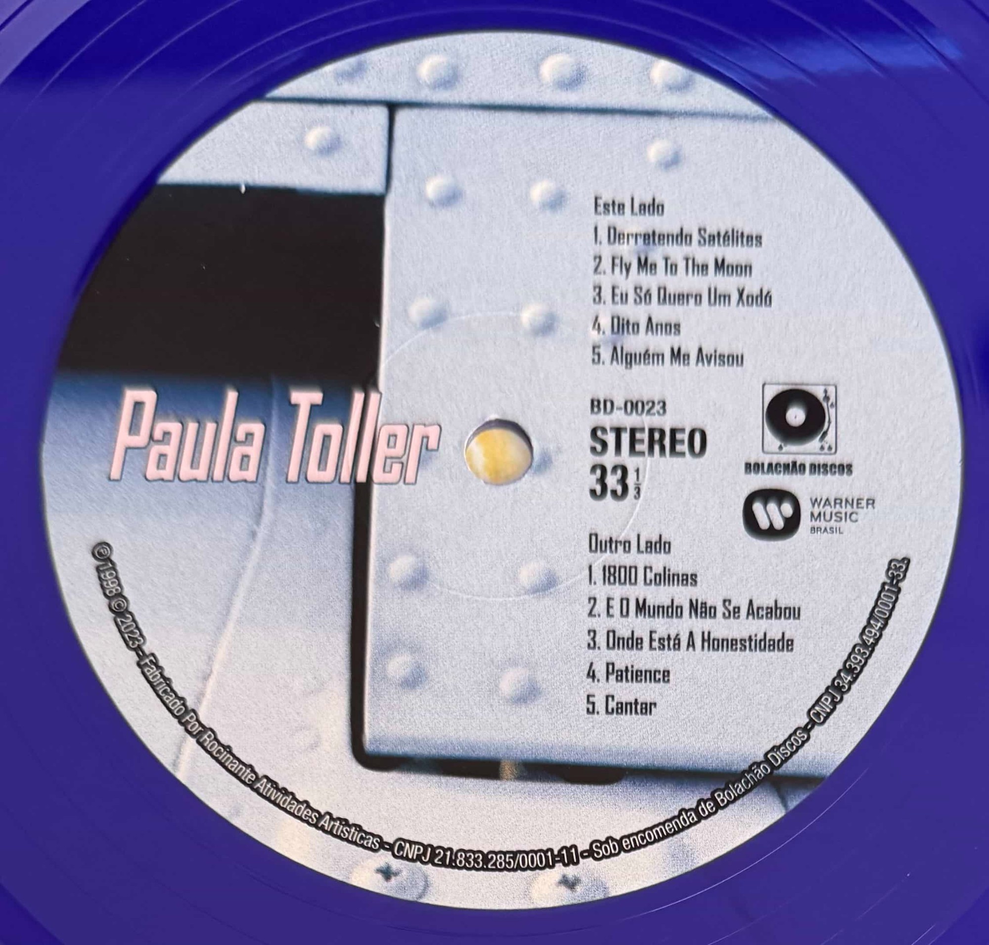Paula Toller – encarte