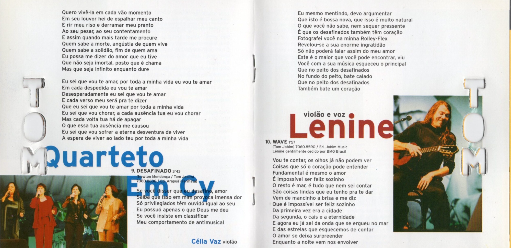 Vários Artistas - Olha Que Coisa Mais Linda – Uma Homenagem A Tom Jobim encarte