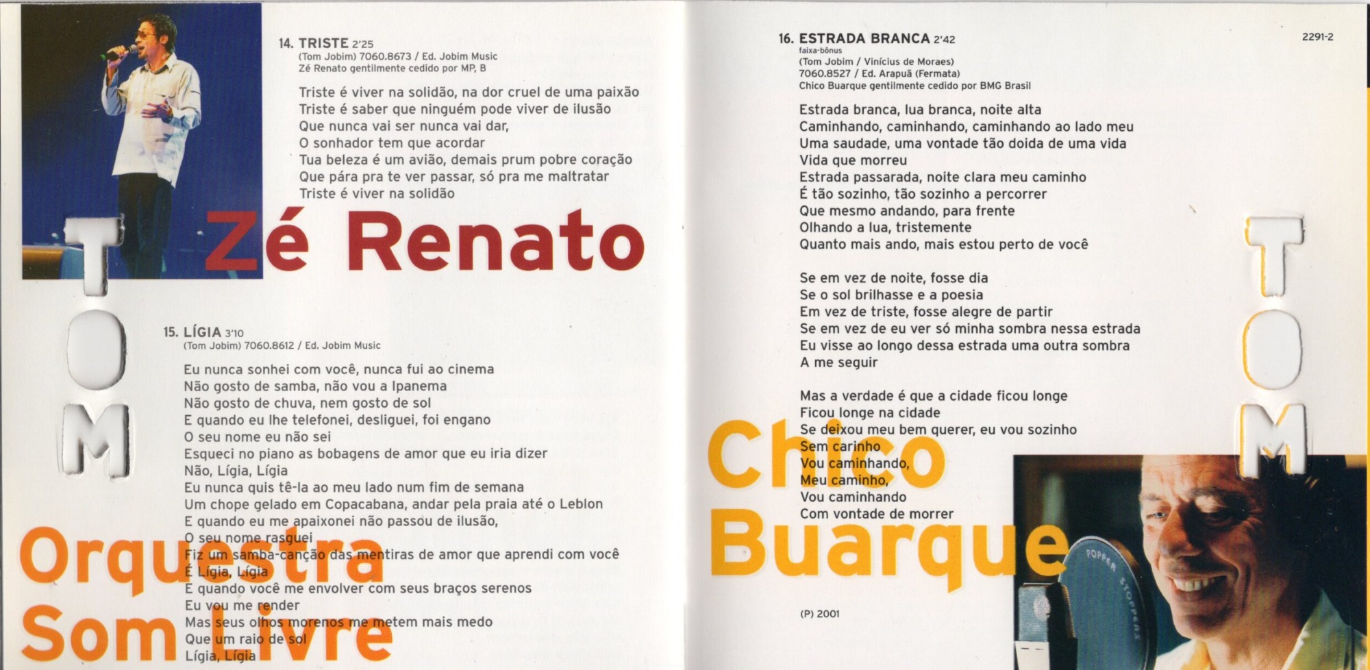 Vários Artistas - Olha Que Coisa Mais Linda – Uma Homenagem A Tom Jobim encarte