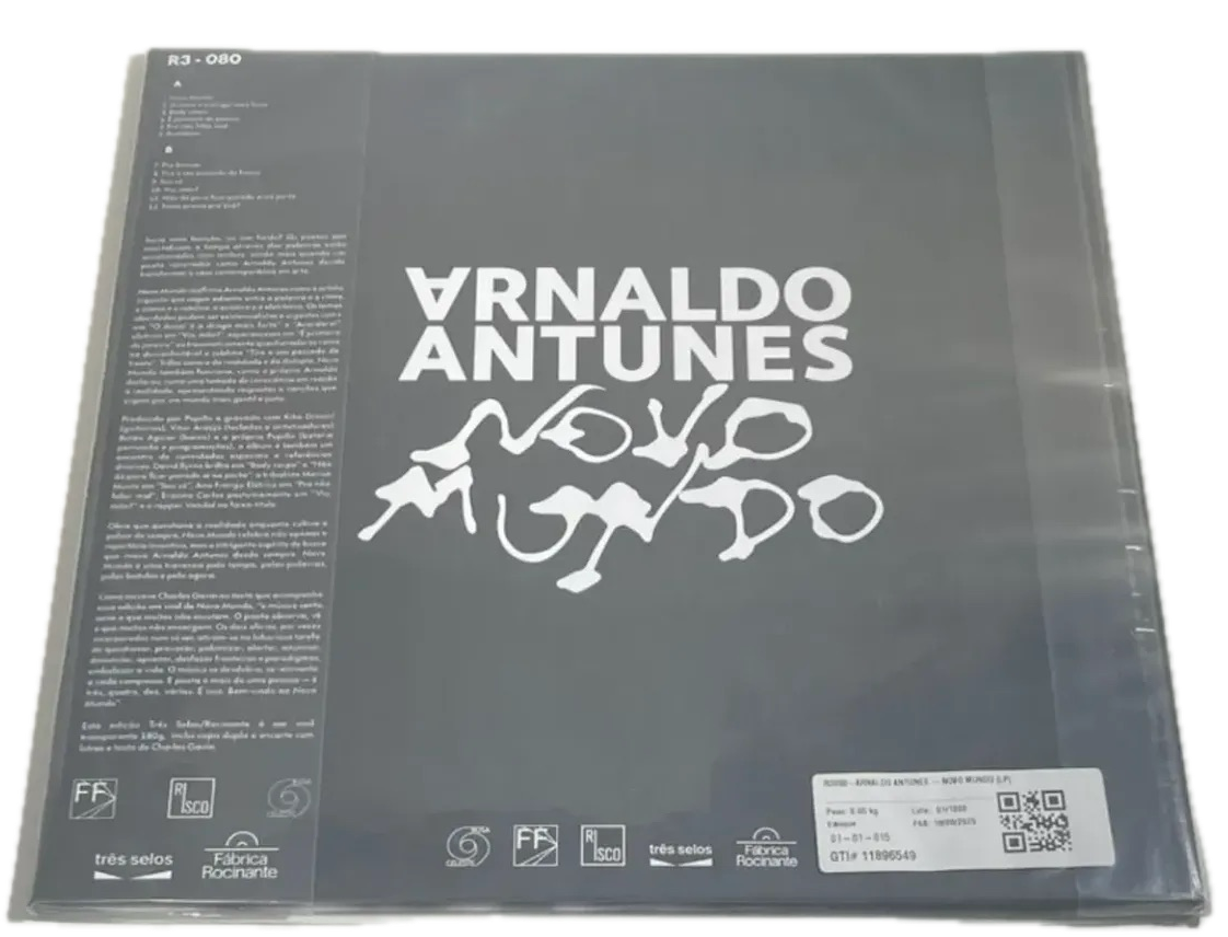 Arnaldo Antunes - Novo Mundo encarte