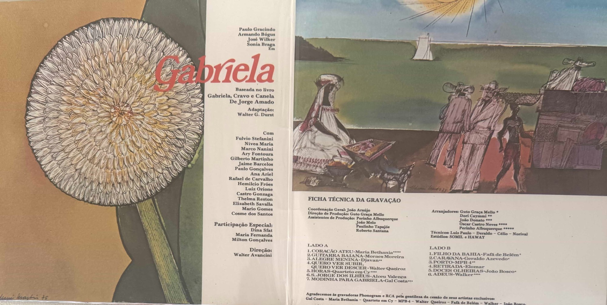 Gabriela (Trilha Sonora) encarte