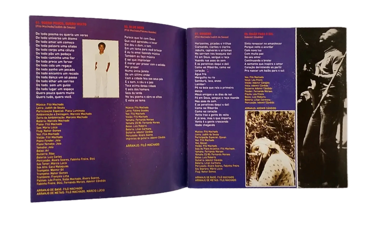 Filó - Origens encarte