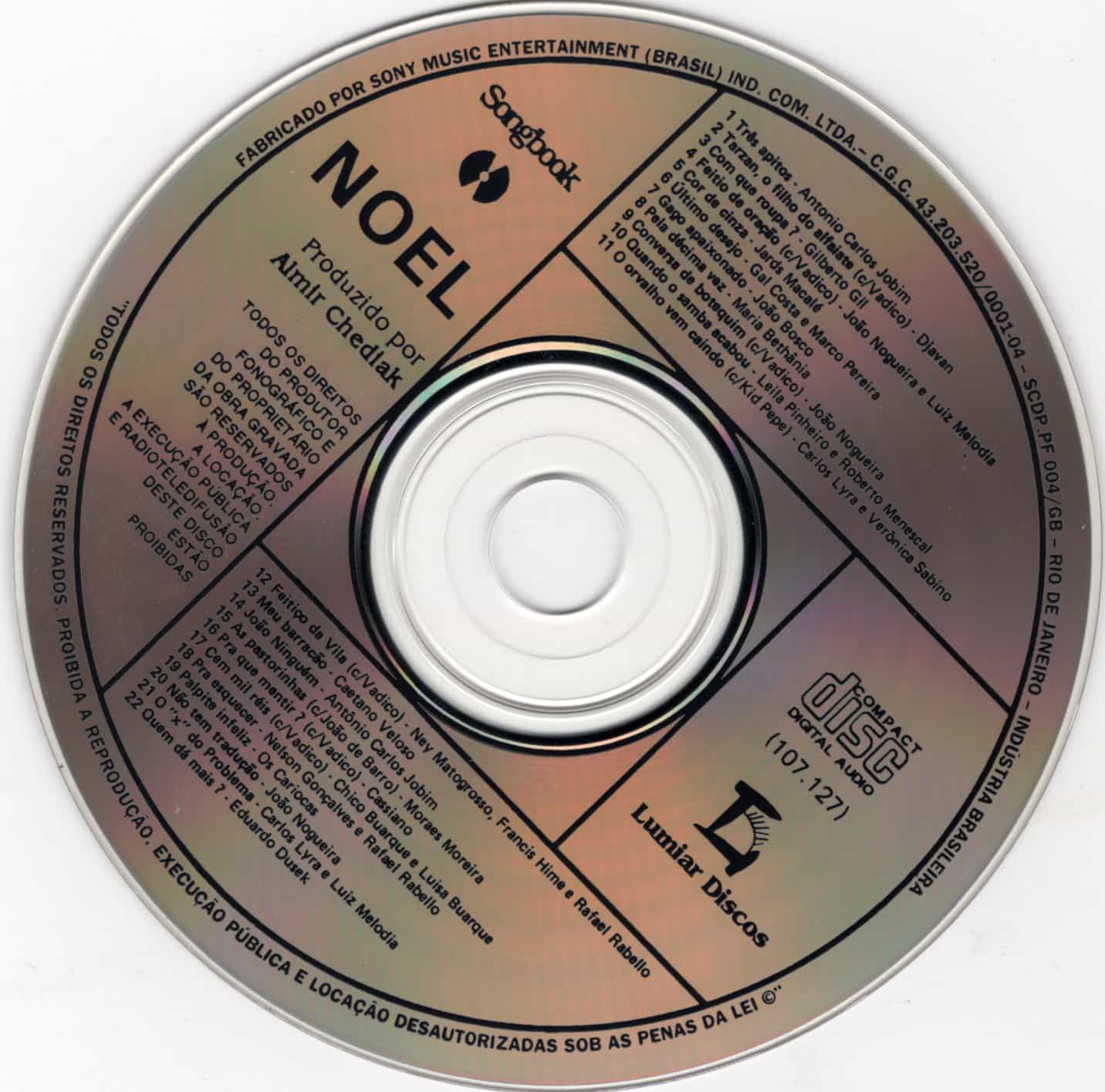 Songbook Noel encarte
