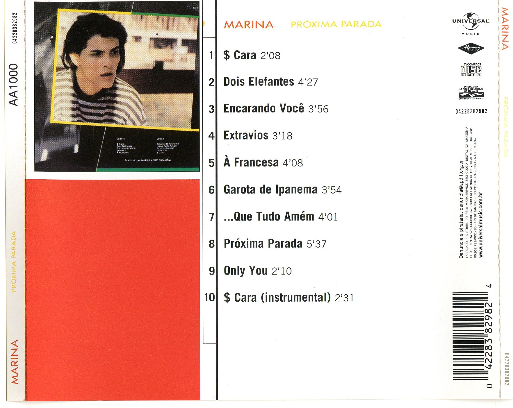 Marina Lima - Próxima Parada encarte