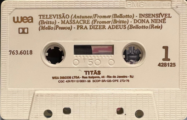 Titãs - Televisão encarte