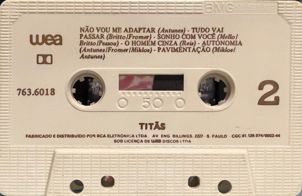 Titãs - Televisão encarte