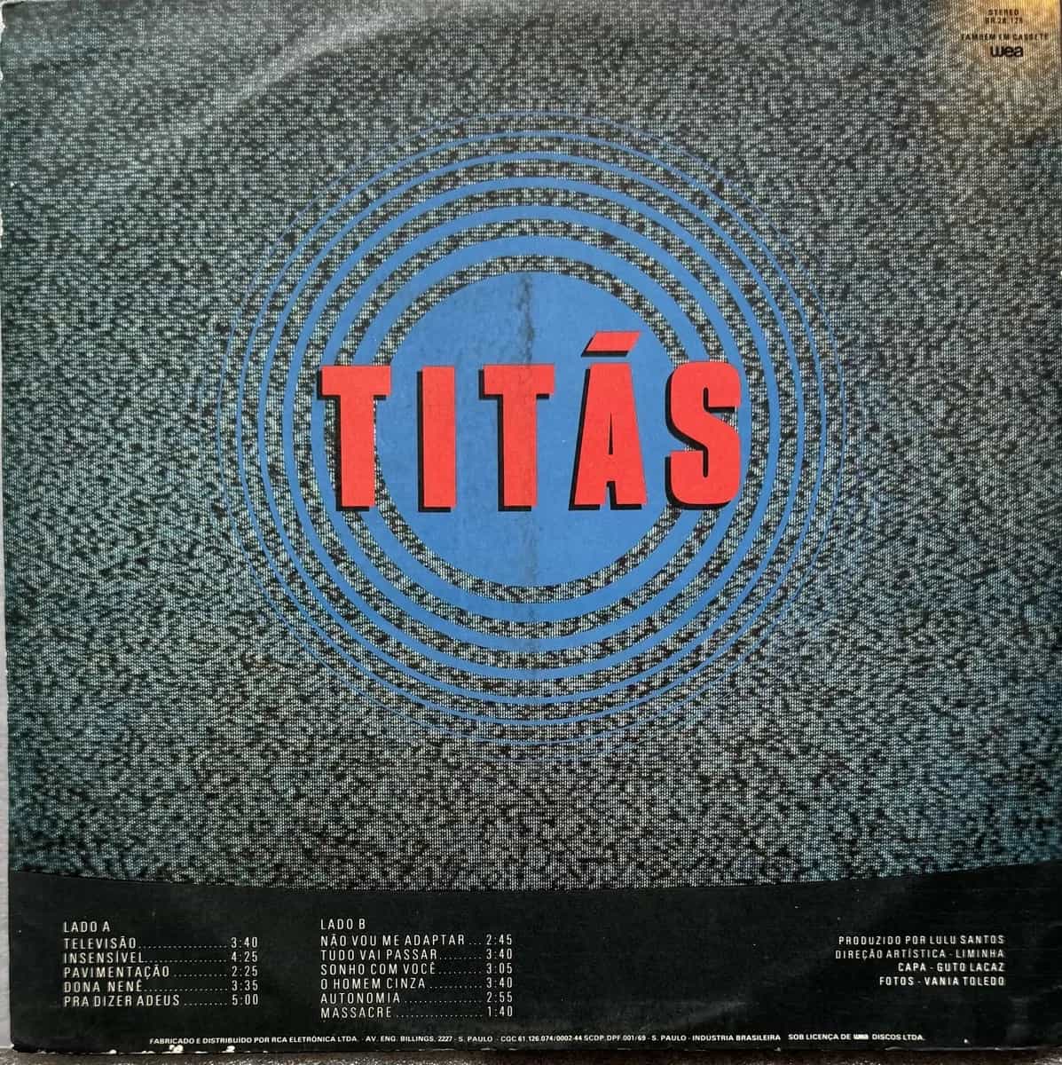 Titãs - Televisão encarte