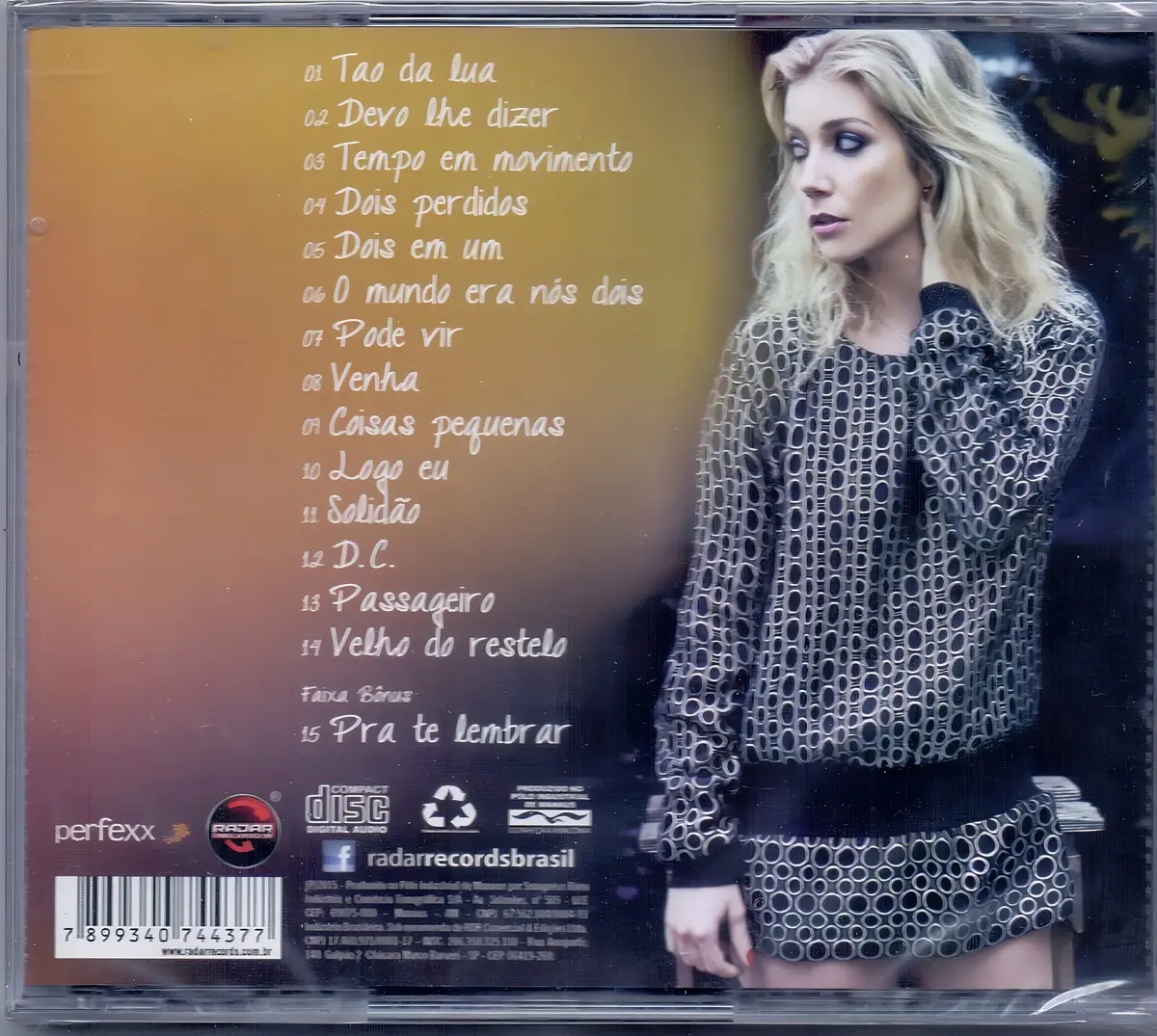 Luiza Possi - Sobre Amor e o Tempo encarte