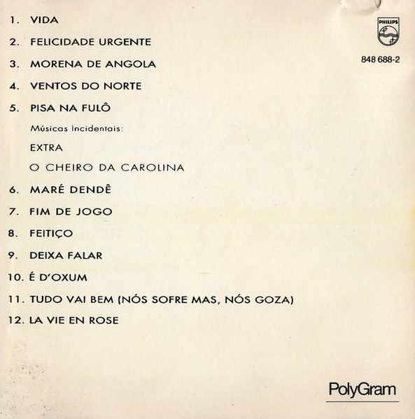 Elba Ramalho - Felicidade Urgente encarte