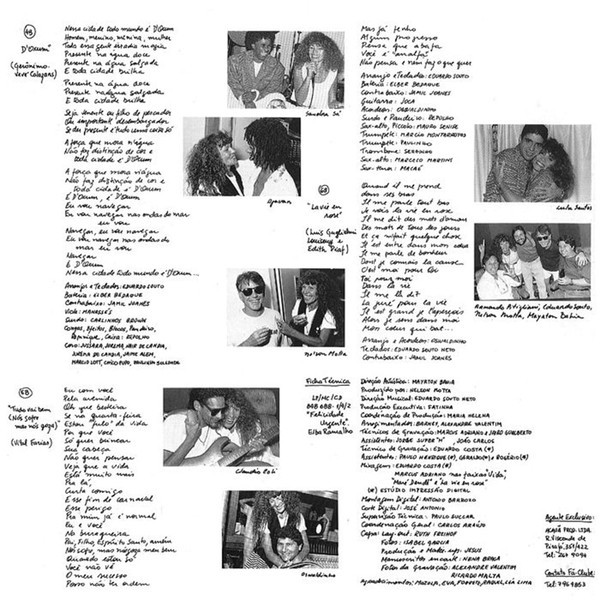 Elba Ramalho - Felicidade Urgente encarte