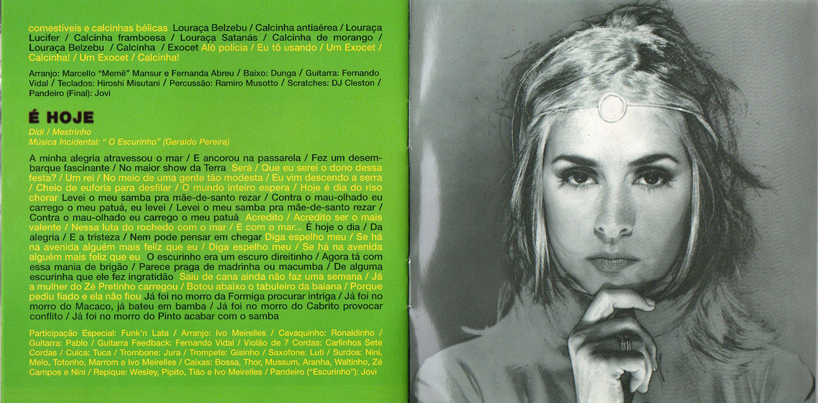 Fernanda Abreu - Raio X - Revista E Ampliada encarte