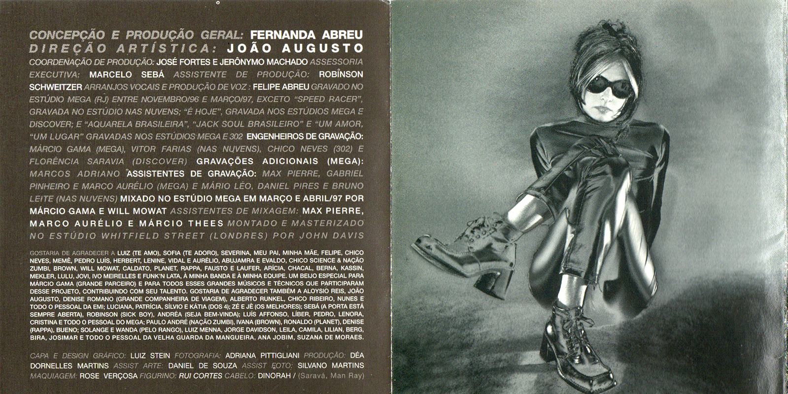 Fernanda Abreu - Raio X - Revista E Ampliada encarte