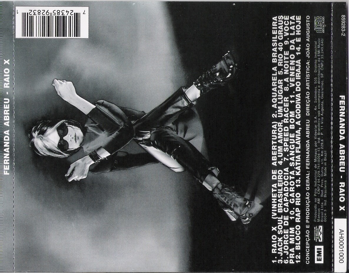 Fernanda Abreu - Raio X - Revista E Ampliada encarte