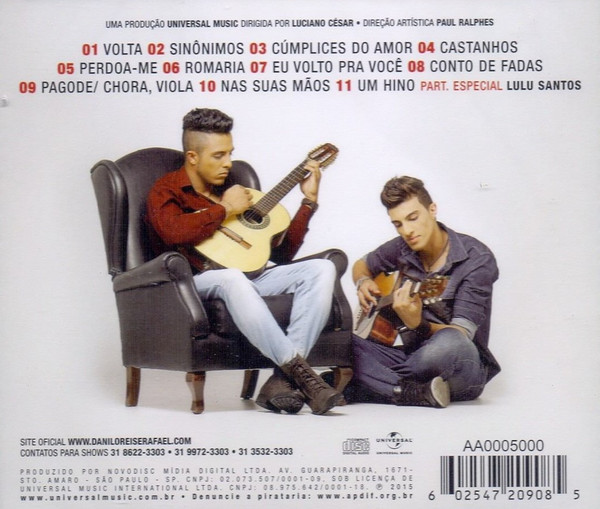 Danilo Reis & Rafael - Danilo Reis & Rafael encarte