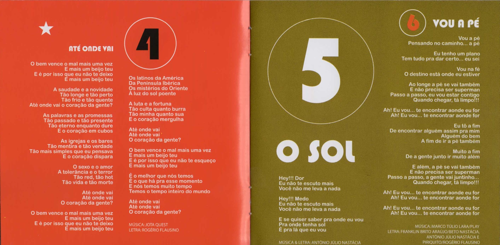 Jota Quest - Até Onde Vai encarte