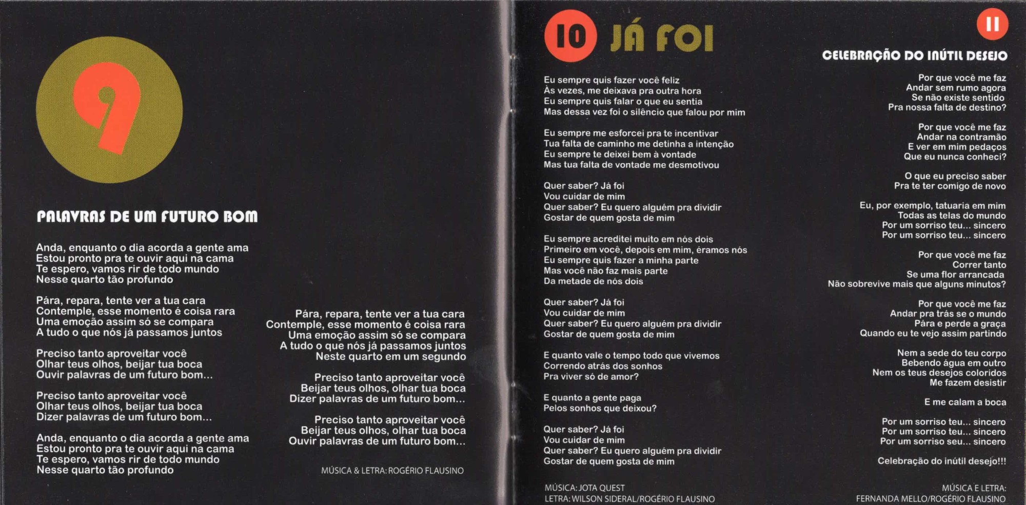 Jota Quest - Até Onde Vai encarte