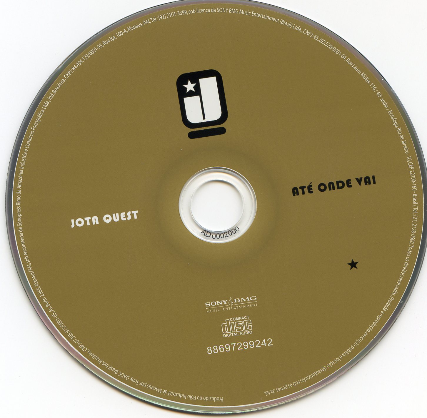 Jota Quest - Até Onde Vai encarte