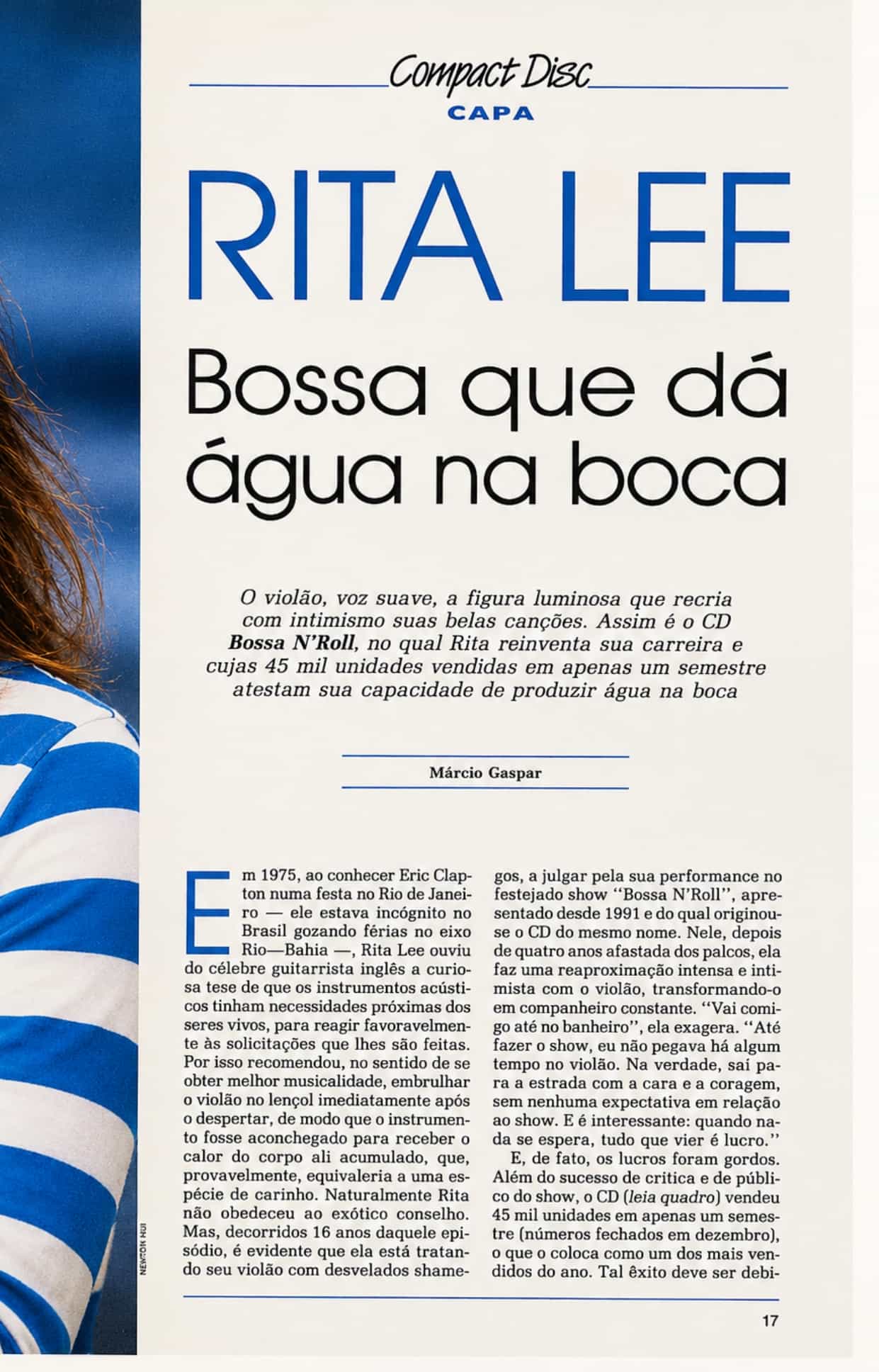 Artigo sobre Bossa N Roll - REVISTA CD COMPACT DISCO MARÇO - 1992_page-0003