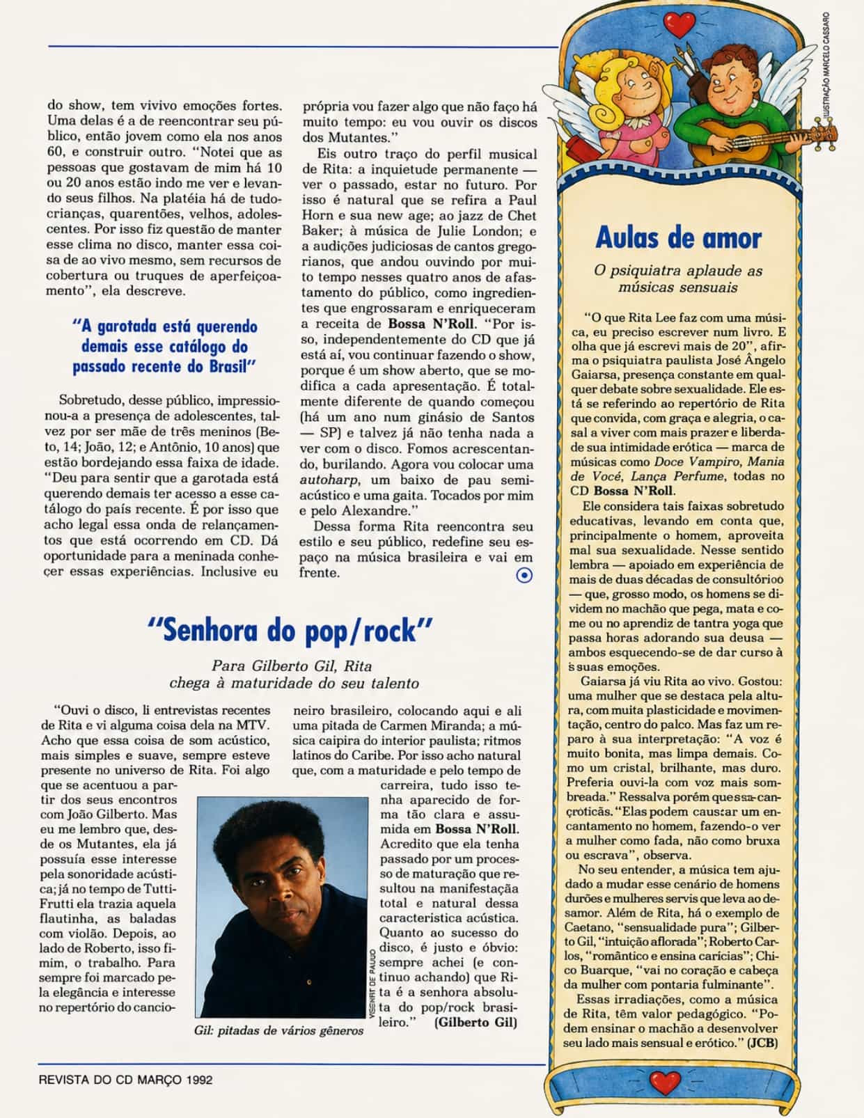 Artigo sobre Bossa N Roll - REVISTA CD COMPACT DISCO MARÇO - 1992_page-0005