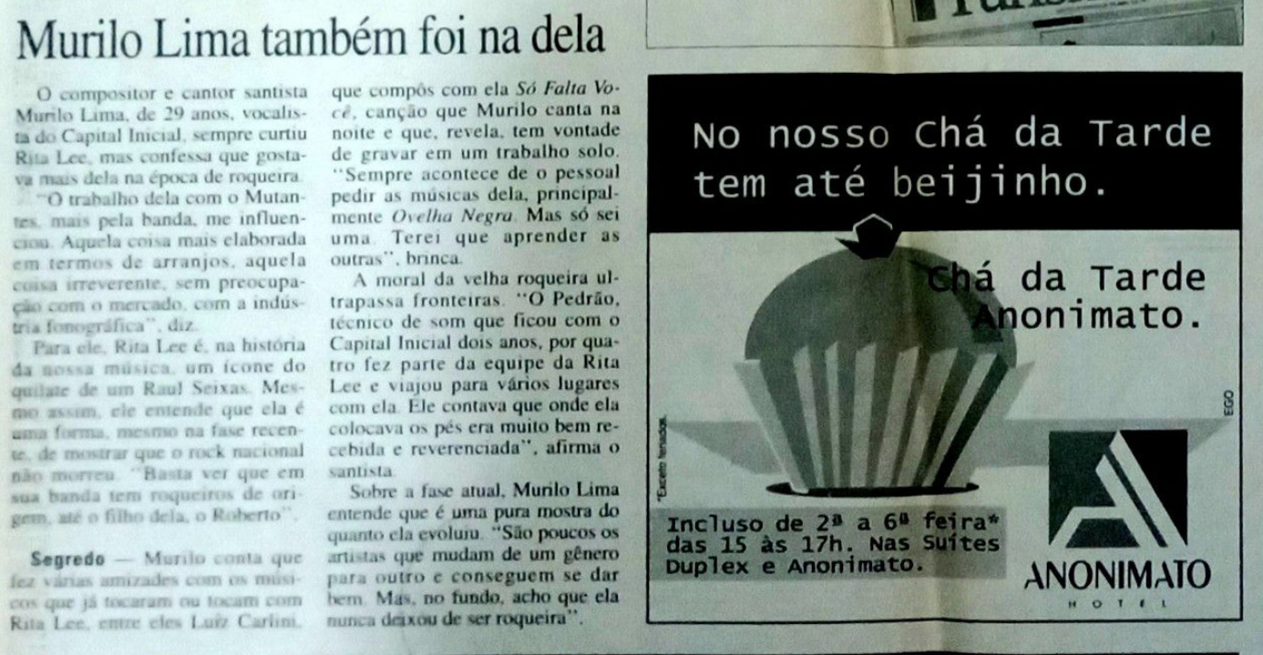 Rita Lee Completa 50 Anos - A TRIBUNA, Santos (31-12-1997)-2