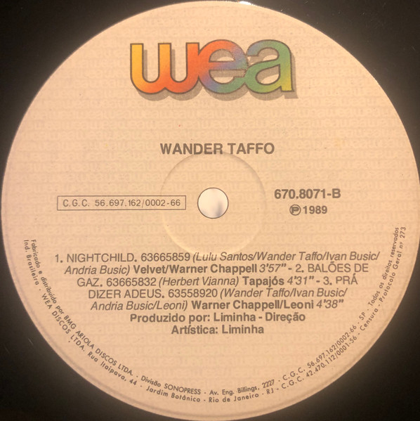 Banda Taffo - Wander Taffo encarte
