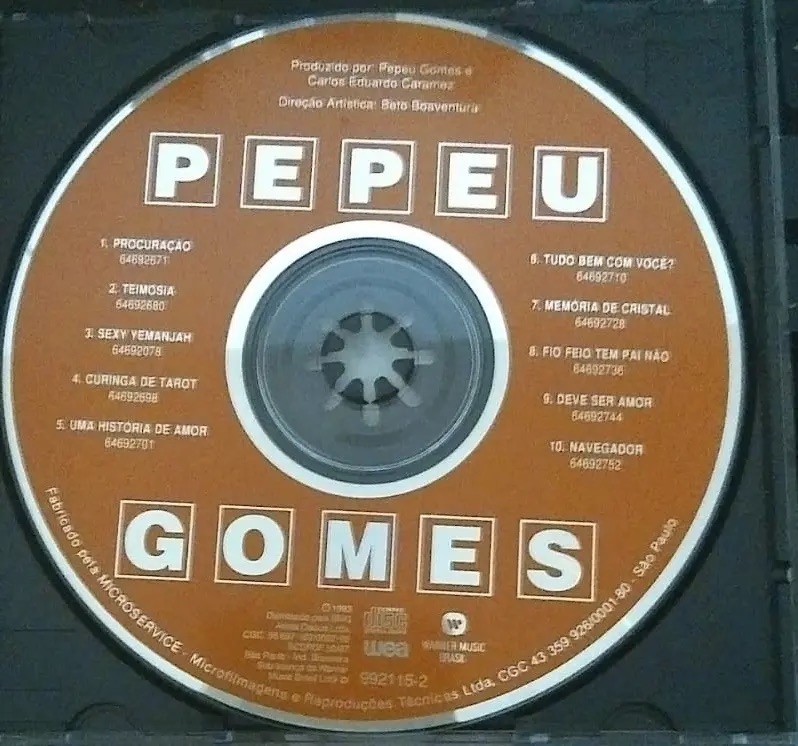 Pepeu Gomes - Pepeu Gomes encarte