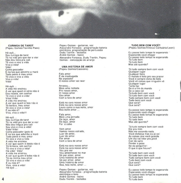 Pepeu Gomes - Pepeu Gomes encarte
