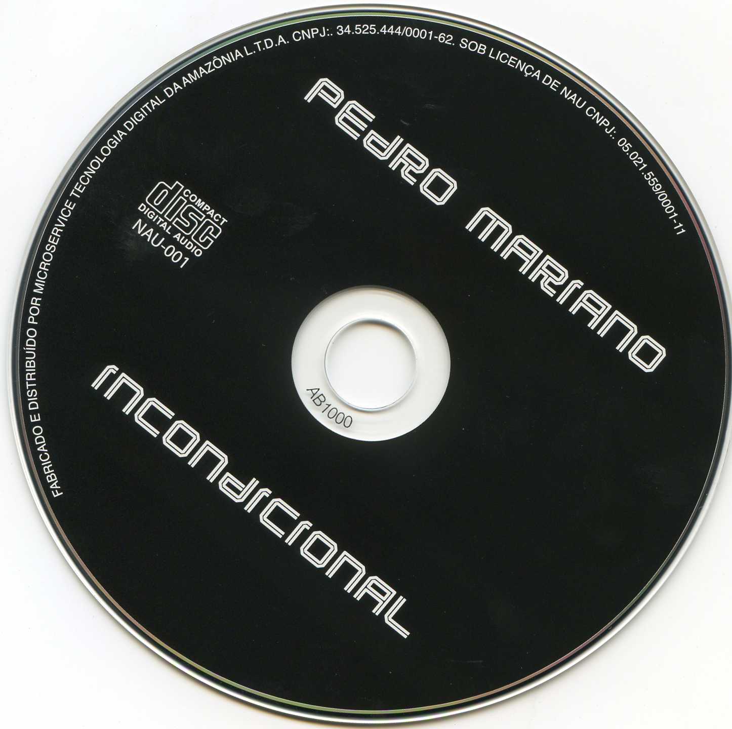 Pedro Mariano - Incondicional encarte