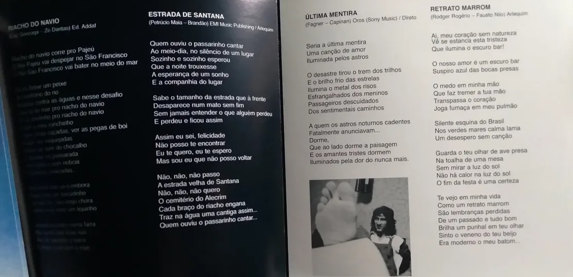 Raimundo Fagner - Ave Noturna encarte