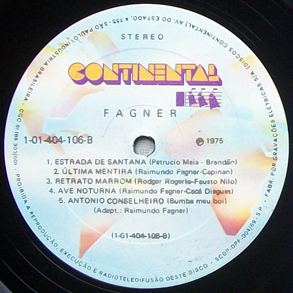 Raimundo Fagner - Ave Noturna encarte