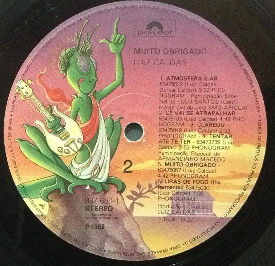 Luiz Caldas - Muito Obrigado encarte