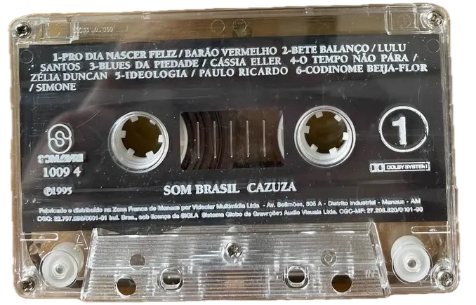 Som Brasil Cazuza encarte
