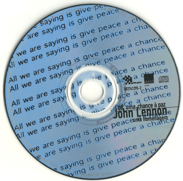 Dê Uma Chance À Paz, John Lennon, Uma Homenagem encarte