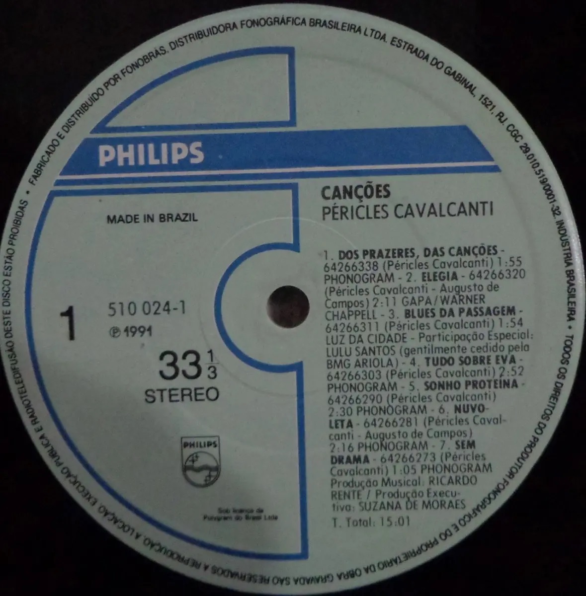 Péricles Cavalcanti - Canções encarte