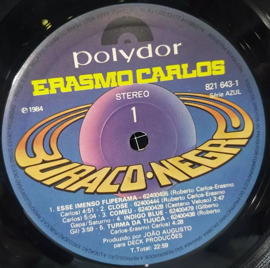 Erasmo Carlos - Buraco Negro encarte