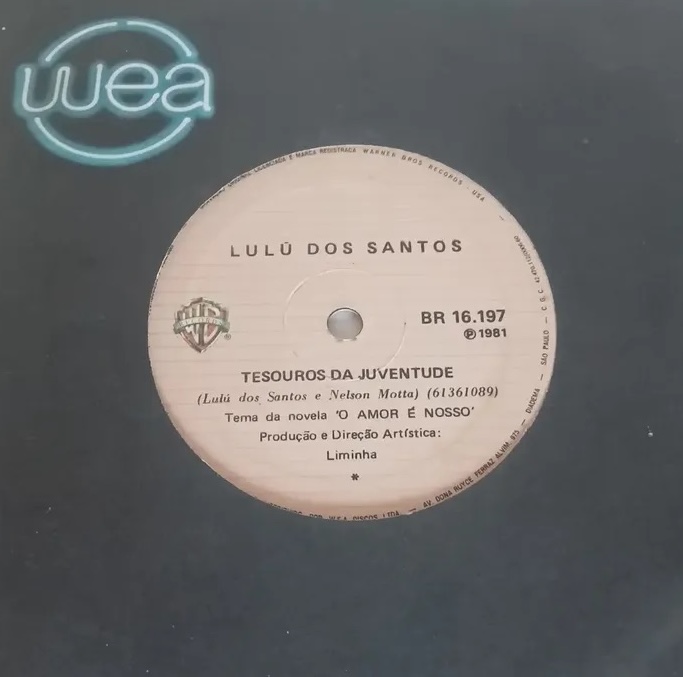 Lulu Santos - Tesouros da Juventude / Fricção Científica (Compacto) encarte