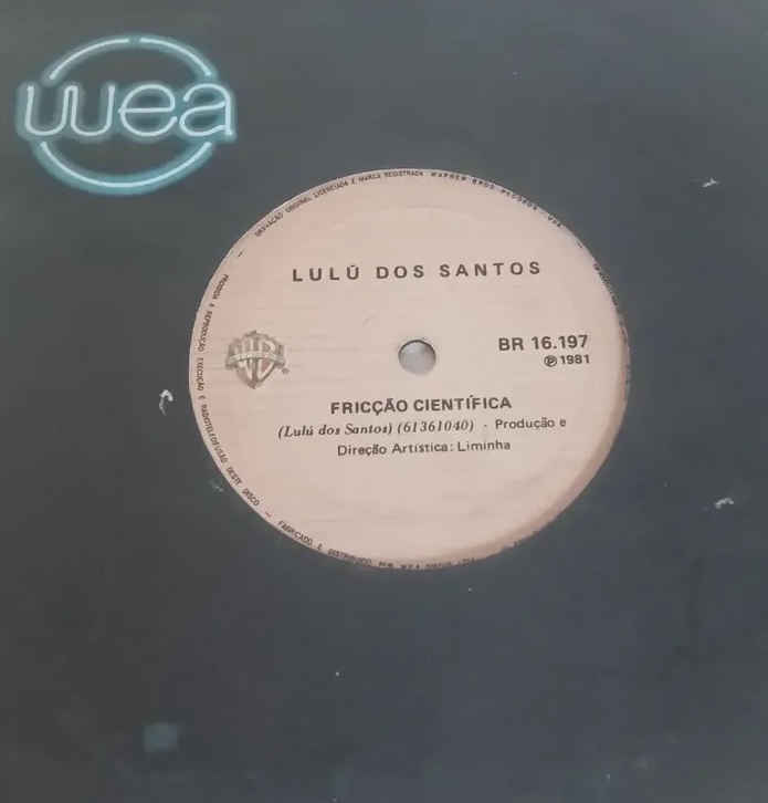 Lulu Santos - Tesouros da Juventude / Fricção Científica (Compacto) encarte