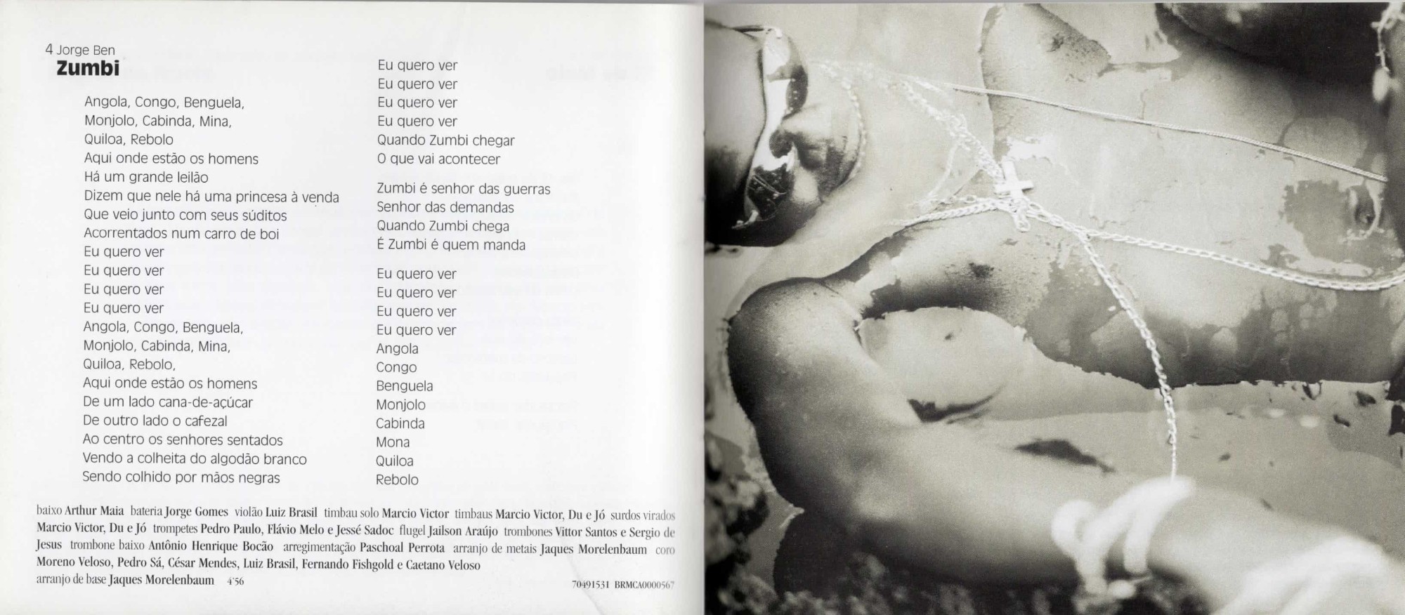 Caetano Veloso - Noites Do Norte encarte