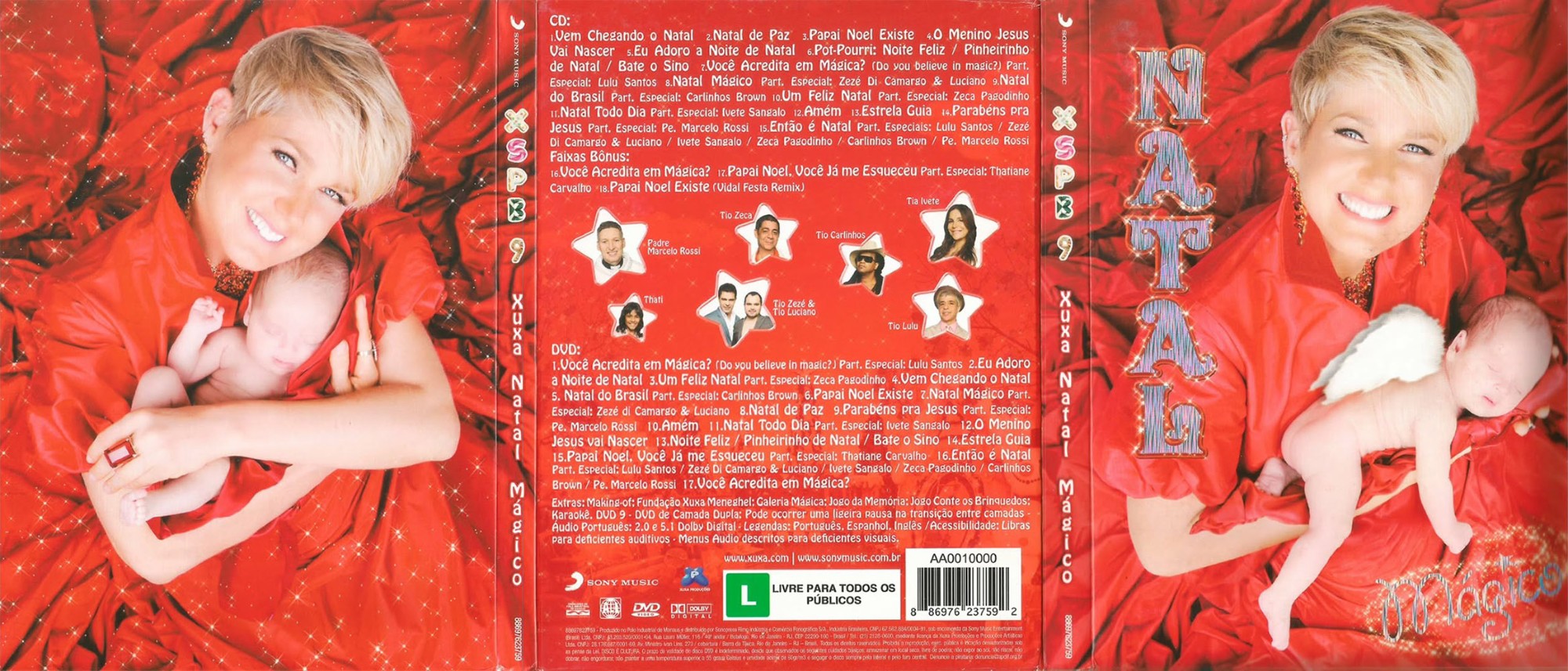 Xuxa - Xuxa Só Para Baixinhos 9 (XSPB 9) - Natal Mágico encarte