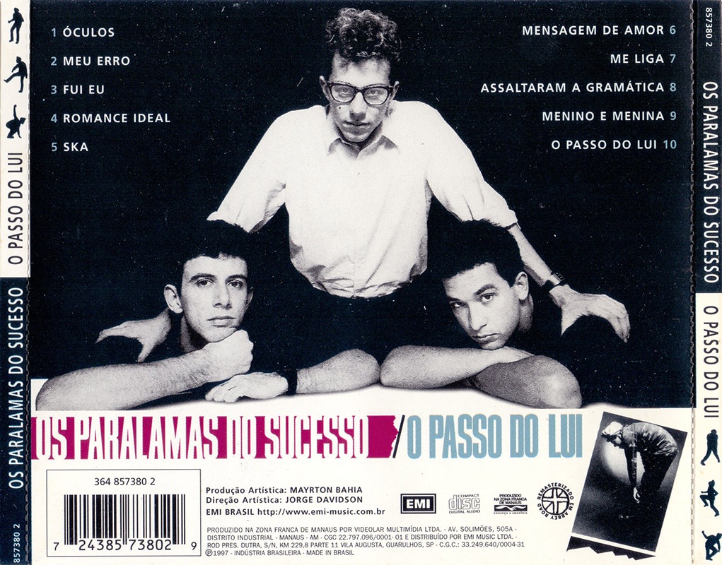 Os Paralamas Do Sucesso - O Passo Do Lui encarte