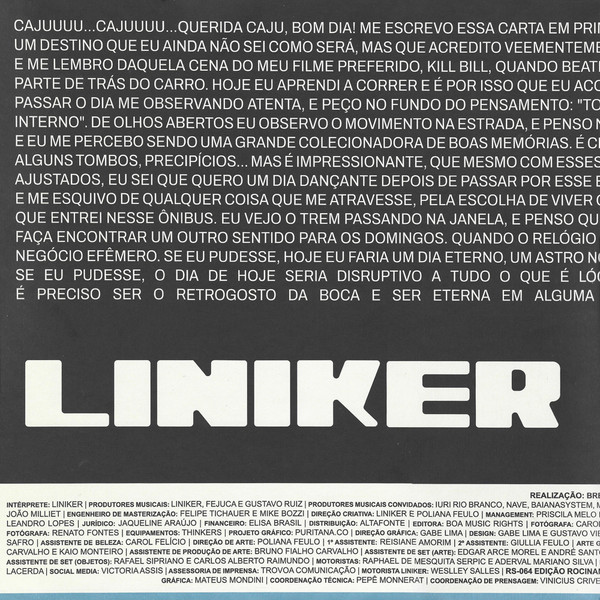 Liniker - Caju encarte