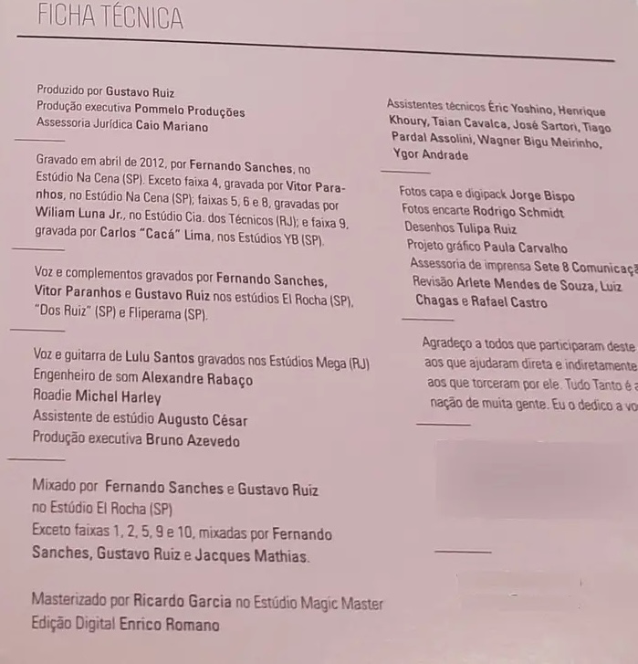 Tulipa Ruiz - Tudo Tanto encarte