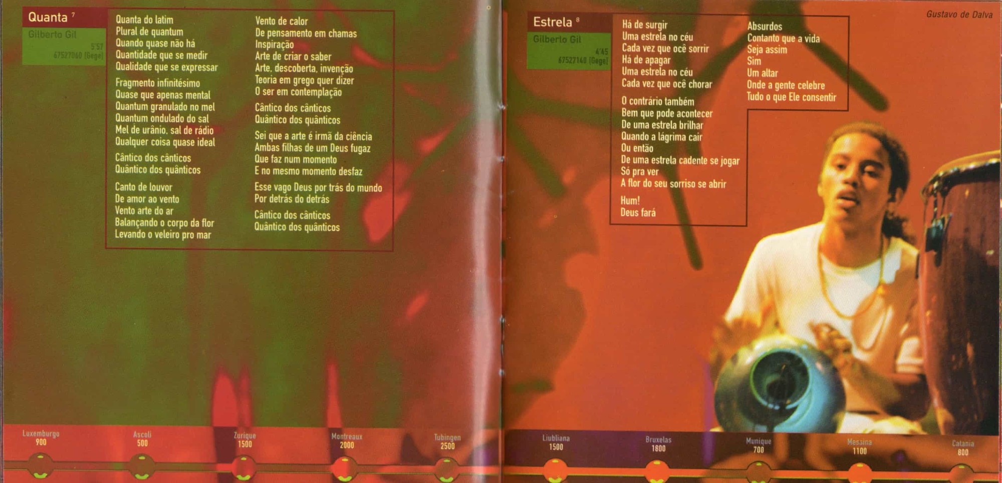 Gilberto Gil - Quanta Gente Veio Ver: Ao Vivo encarte
