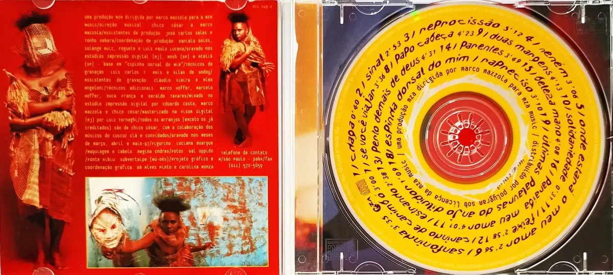 Chico César - Beleza Mano encarte