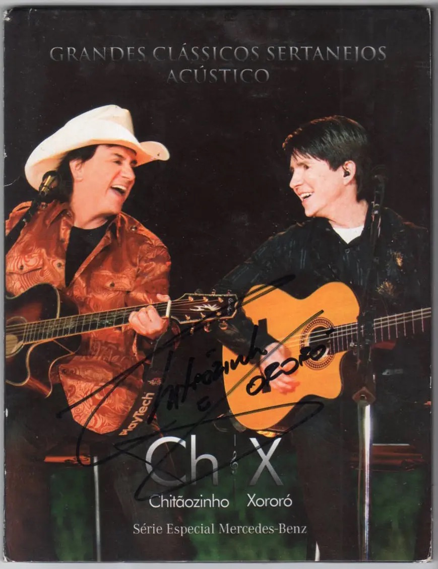 Chitãozinho & Xororó - Grandes Clássicos Sertanejos Acústico I encarte