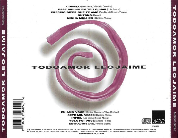Leo Jaime - Todo Amor - Lulu encarte