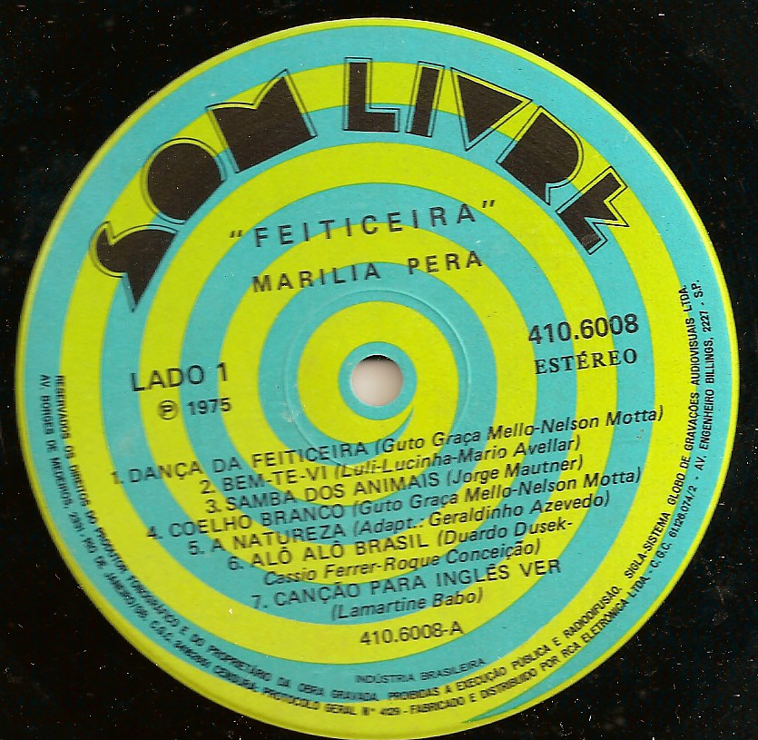 Marília Pera - Feiticeira encarte