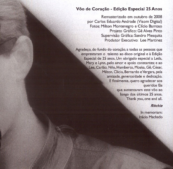 Ritchie - Vôo De Coração encarte