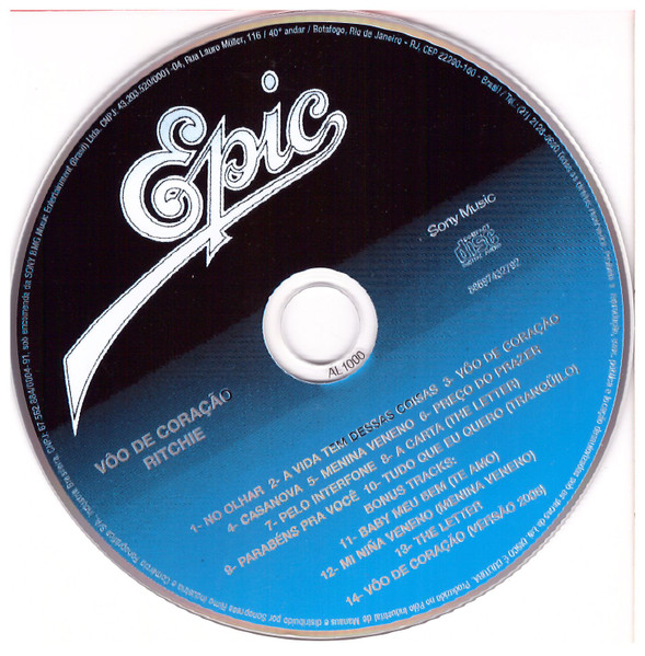 Ritchie - Vôo De Coração encarte